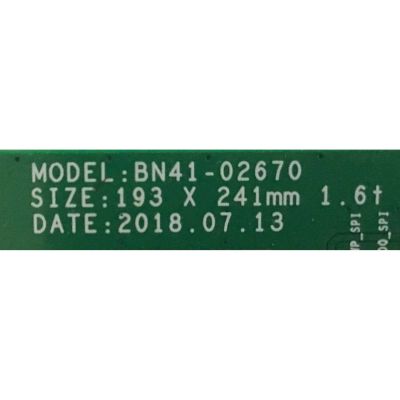 KIT DE TARJETAS PARA TV SAMSUNG / NUMERO DE PARTE MAIN BN94-12873J / BN41-02670A / BN97-14047J / BN9412873J / NUMERO DE PARTE FUENTE BN4400932G / L65E6L_NHS / BN44-00932G / PANEL CY-NN065HGXV1H / MODELO UN65NU6900 / UN65NU6900FXZA ZA02 - Imagen 4